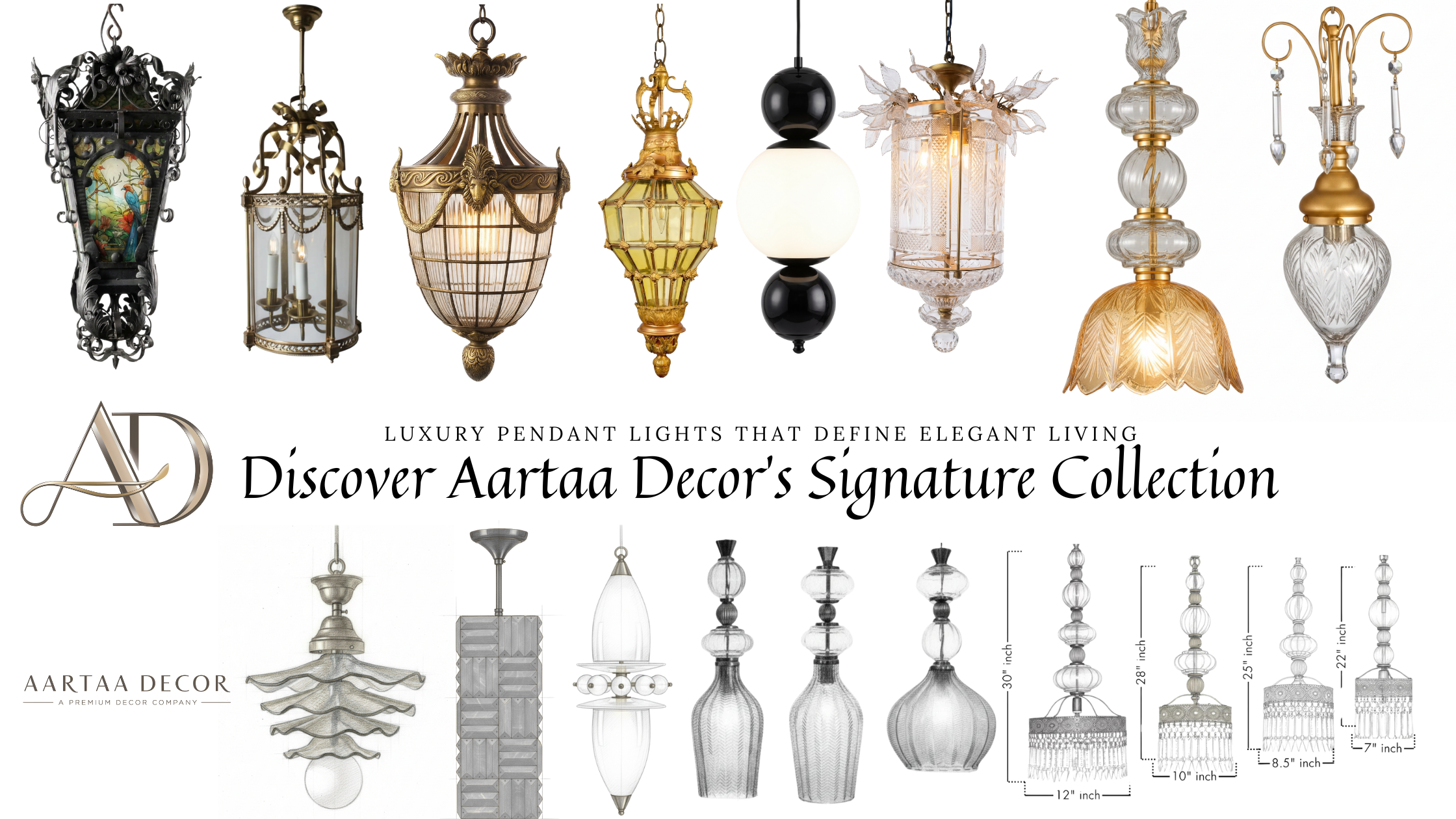 luxury handcrafted pendant lights by aartaa decor