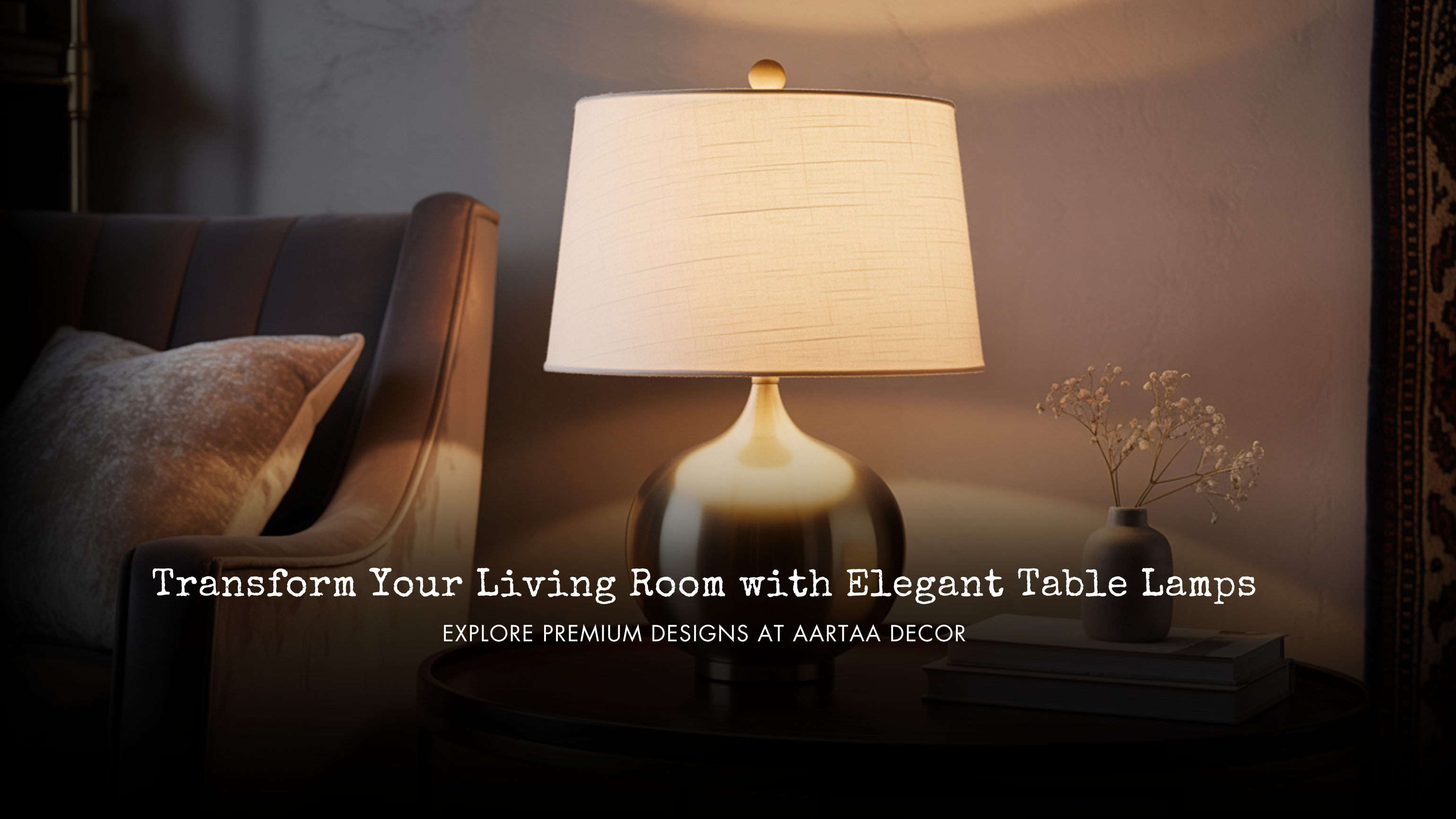 Transform Your Living Room with Elegant Table Lamps – Explore Premium Designs at Aartaa Decor