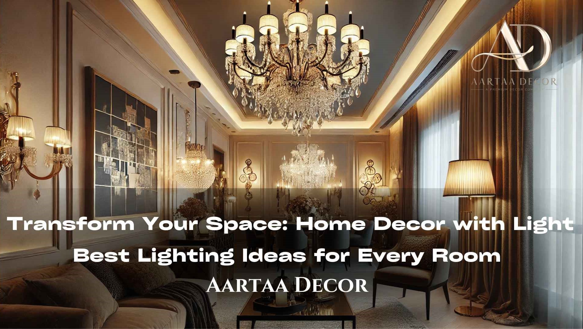 Transform Your Space: Home Decor with Light – Best Lighting Ideas for Every Room
