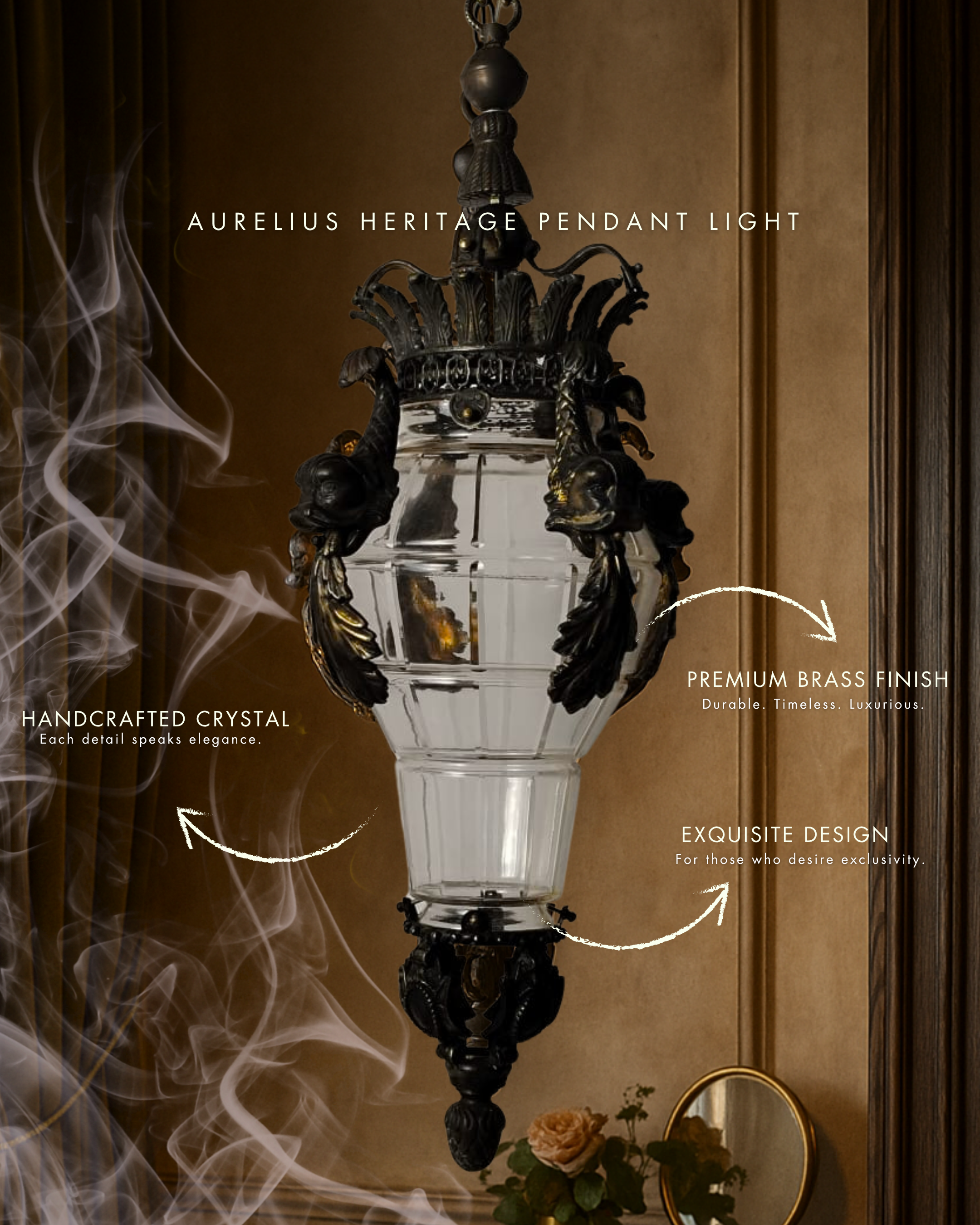 Aurelius Heritage Pendant Light - Aartaa decor