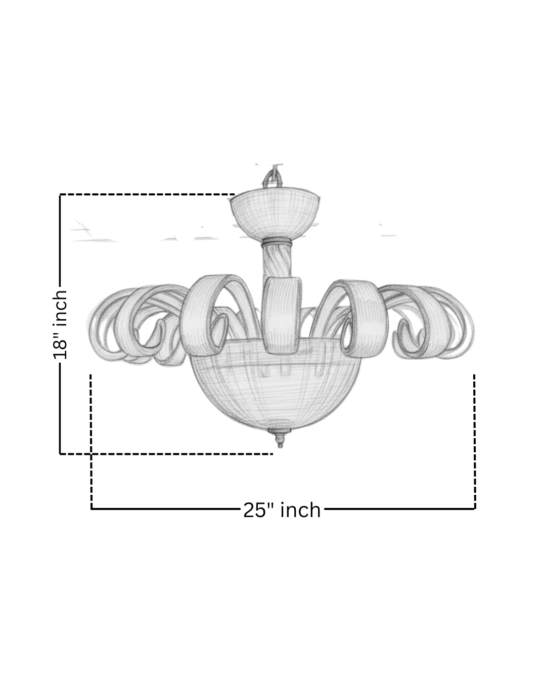 Celeste Petite Bloom Chandelier