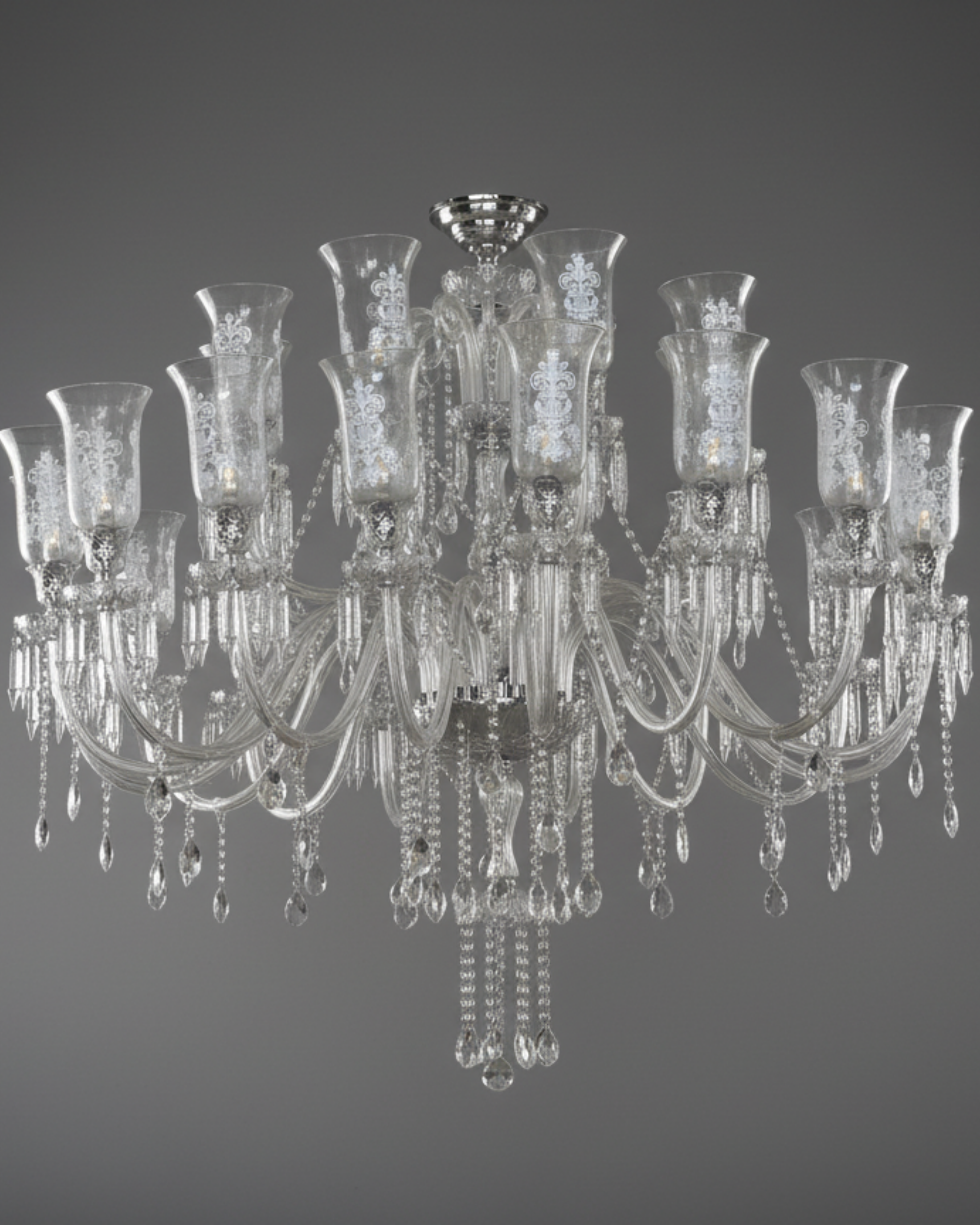Imperial Grandeur 24-Light Crystal Chandelier - Aartaa decor