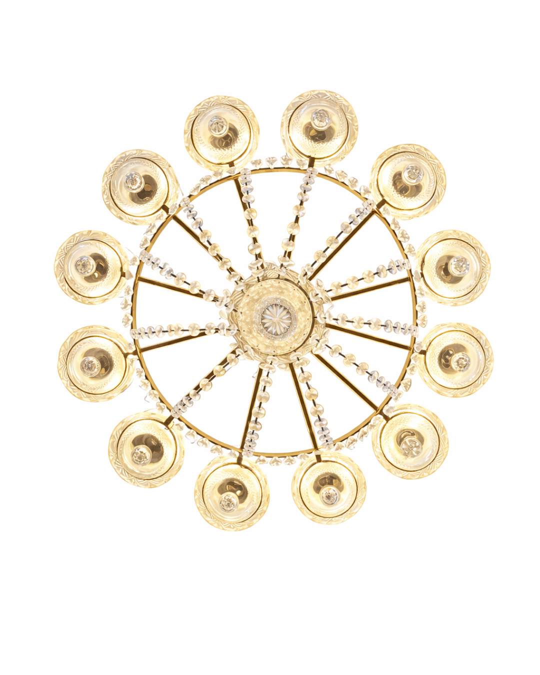 Imperial Flame Heritage Crystal Chandelier