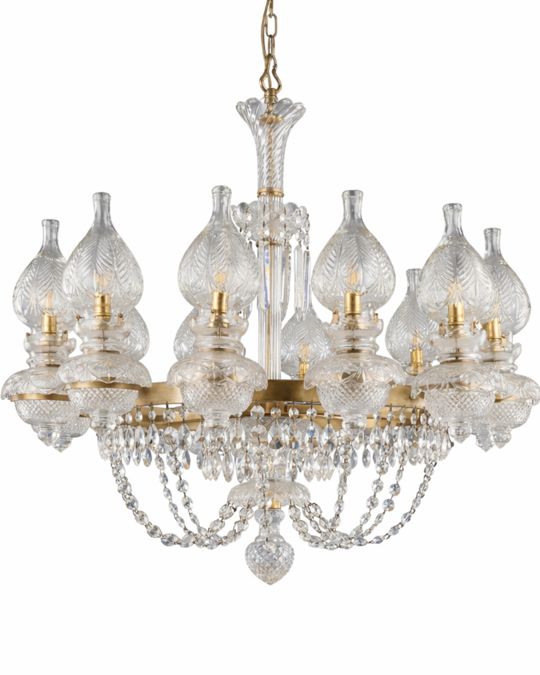 Imperial Flame Heritage Crystal Chandelier