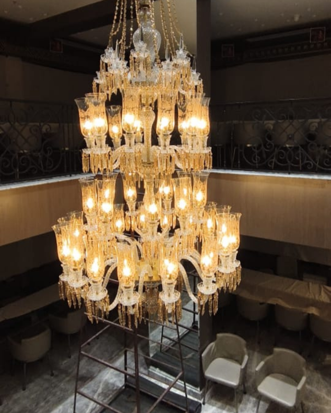 Rajasi Crystal Cascade Grand Chandelier