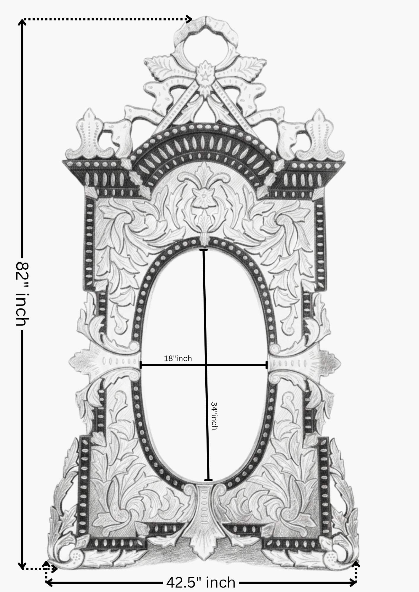 Rajvansh Heritage Venetian Mirror