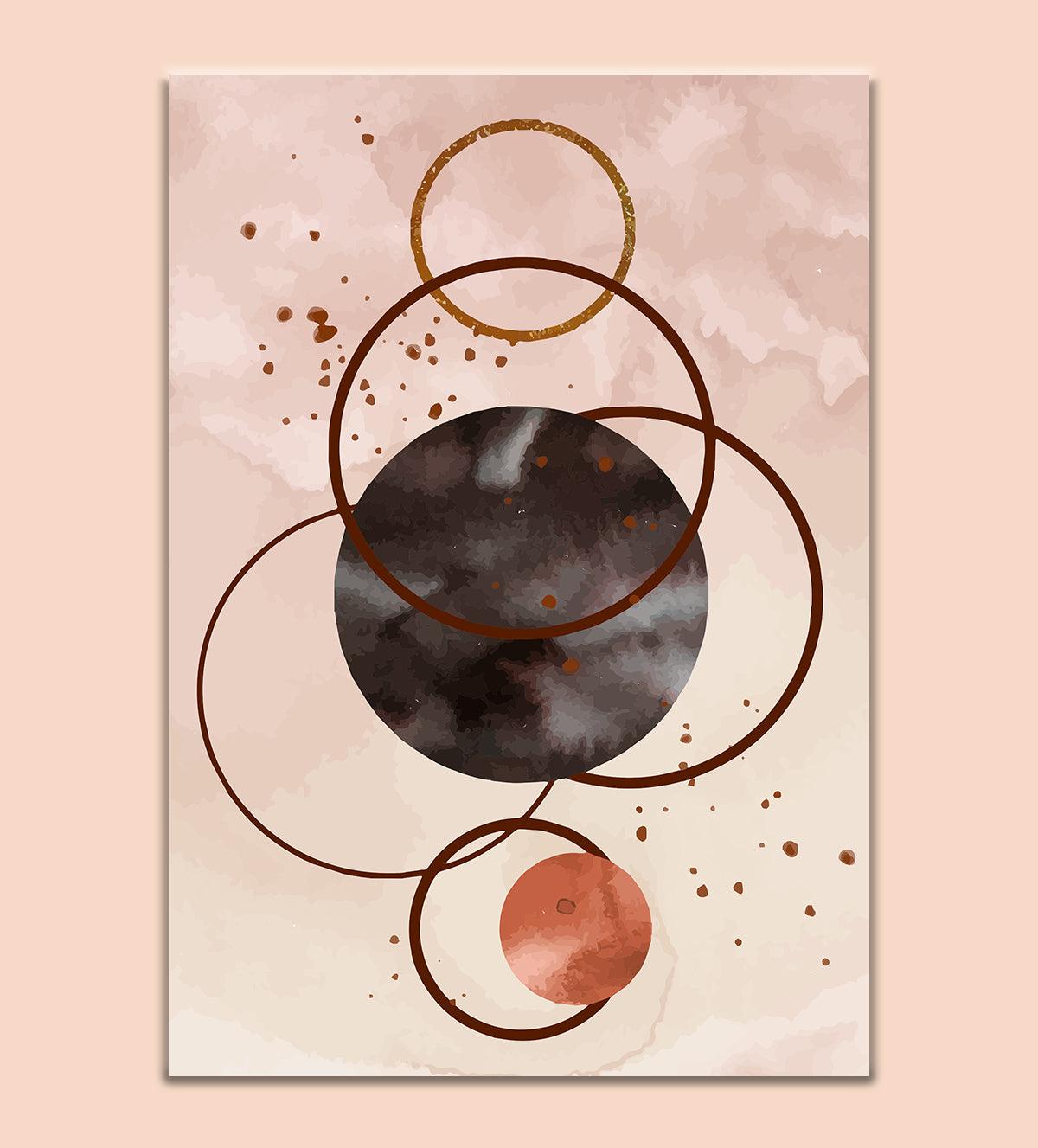 Unique watercolor painting sense of movement and dynamic energy - Aartaa decor