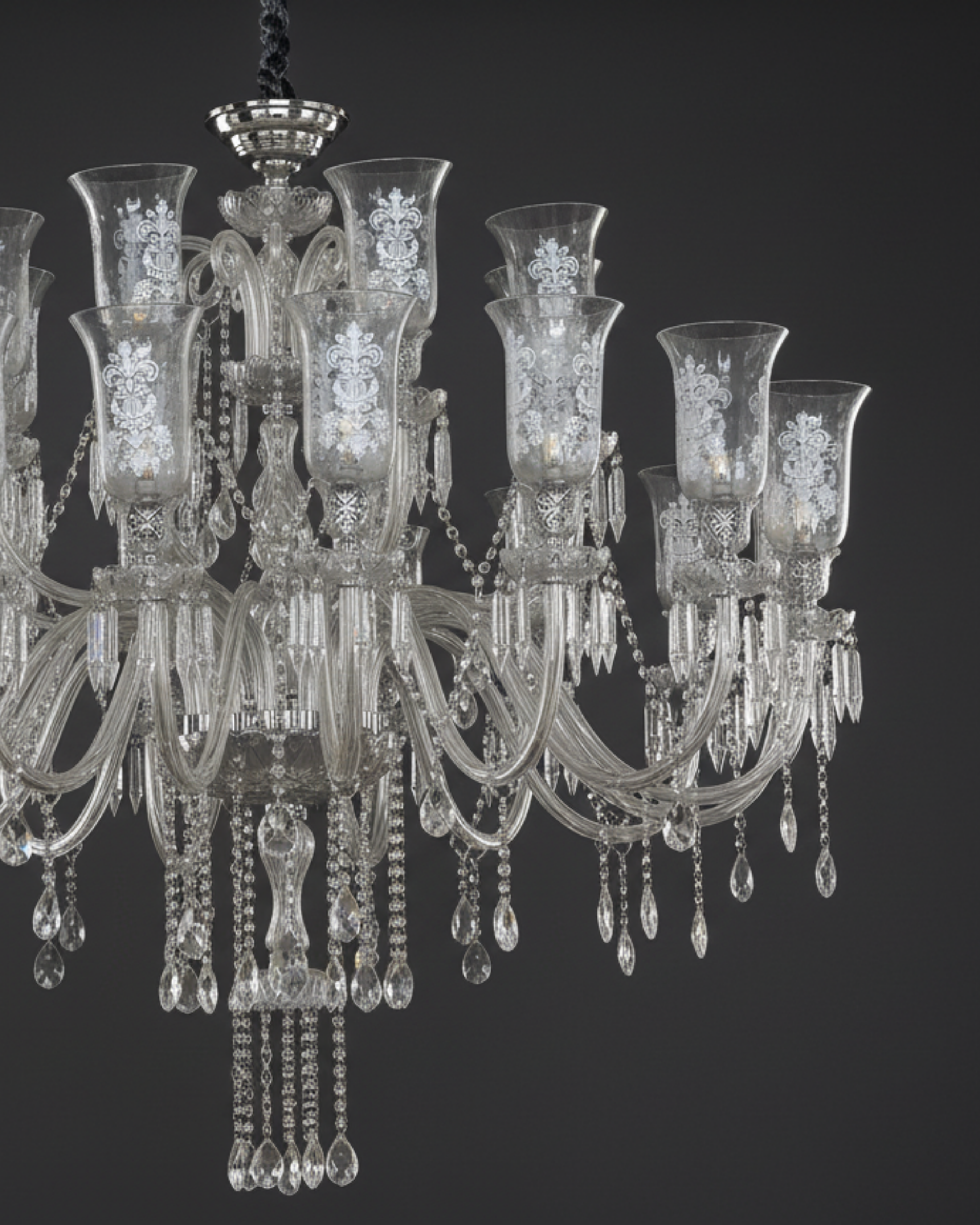 Imperial Grandeur 24-Light Crystal Chandelier - Aartaa decor