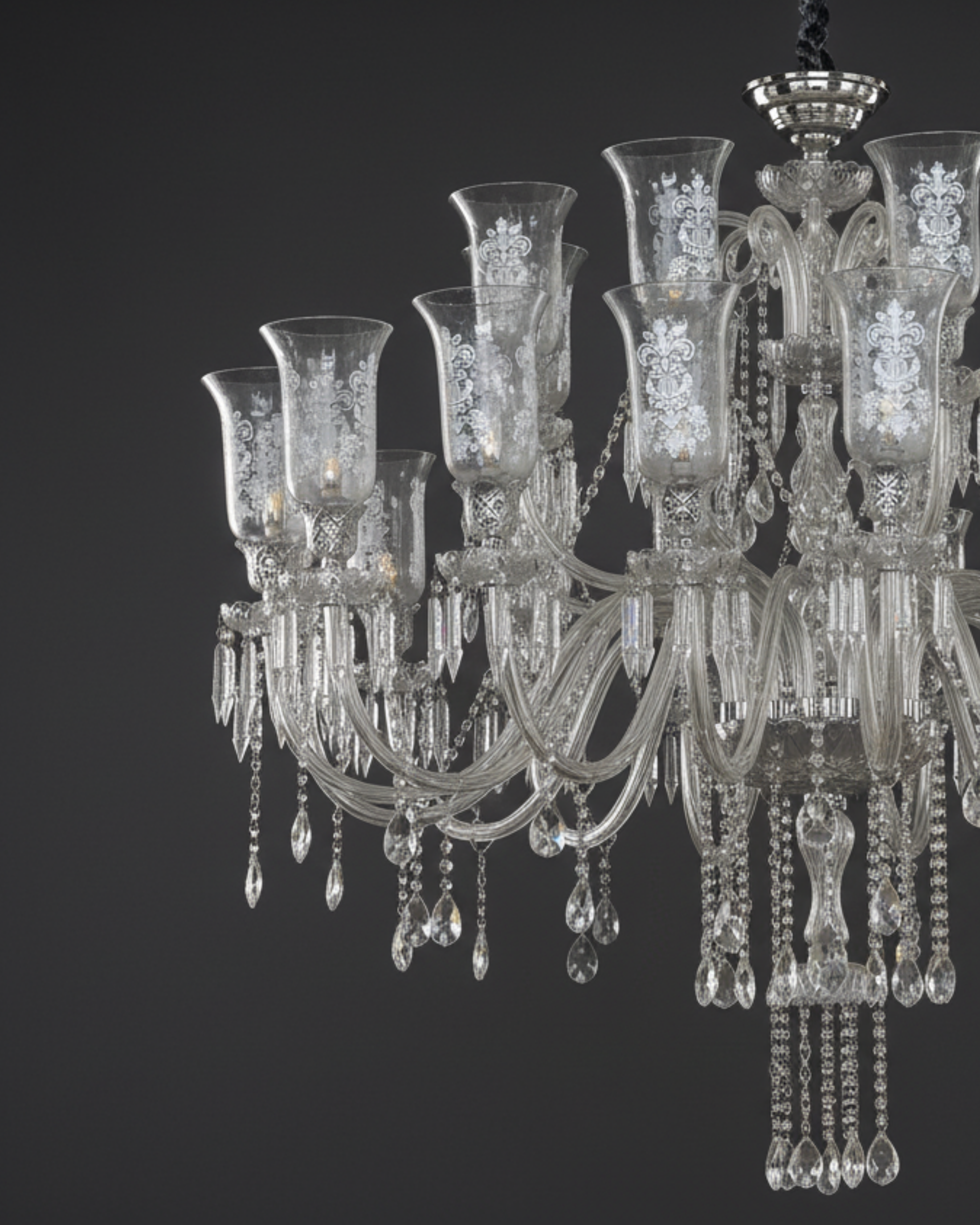 Imperial Grandeur 24-Light Crystal Chandelier - Aartaa decor