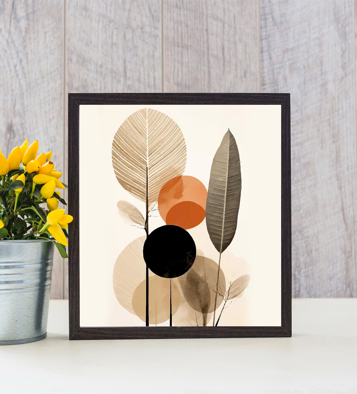 Create a soothing, artistic atmosphere with "Tranquil Blossoms", a captivating set of three watercolor paintings that combine the delicate beauty of lotus flowers with modern geometric abstraction. This elegant floral trio is the perfect way to elevate your décor and transform your space into a serene oasis. ADP123