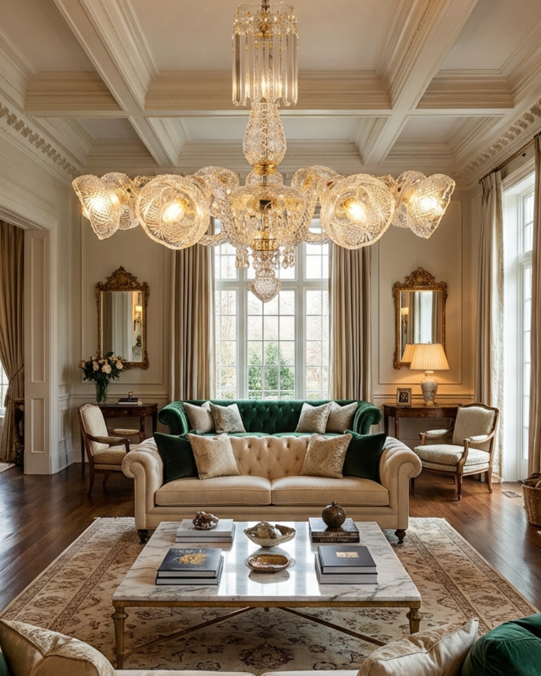 Eclat Royale Crystal Chandelier - Aartaa decor