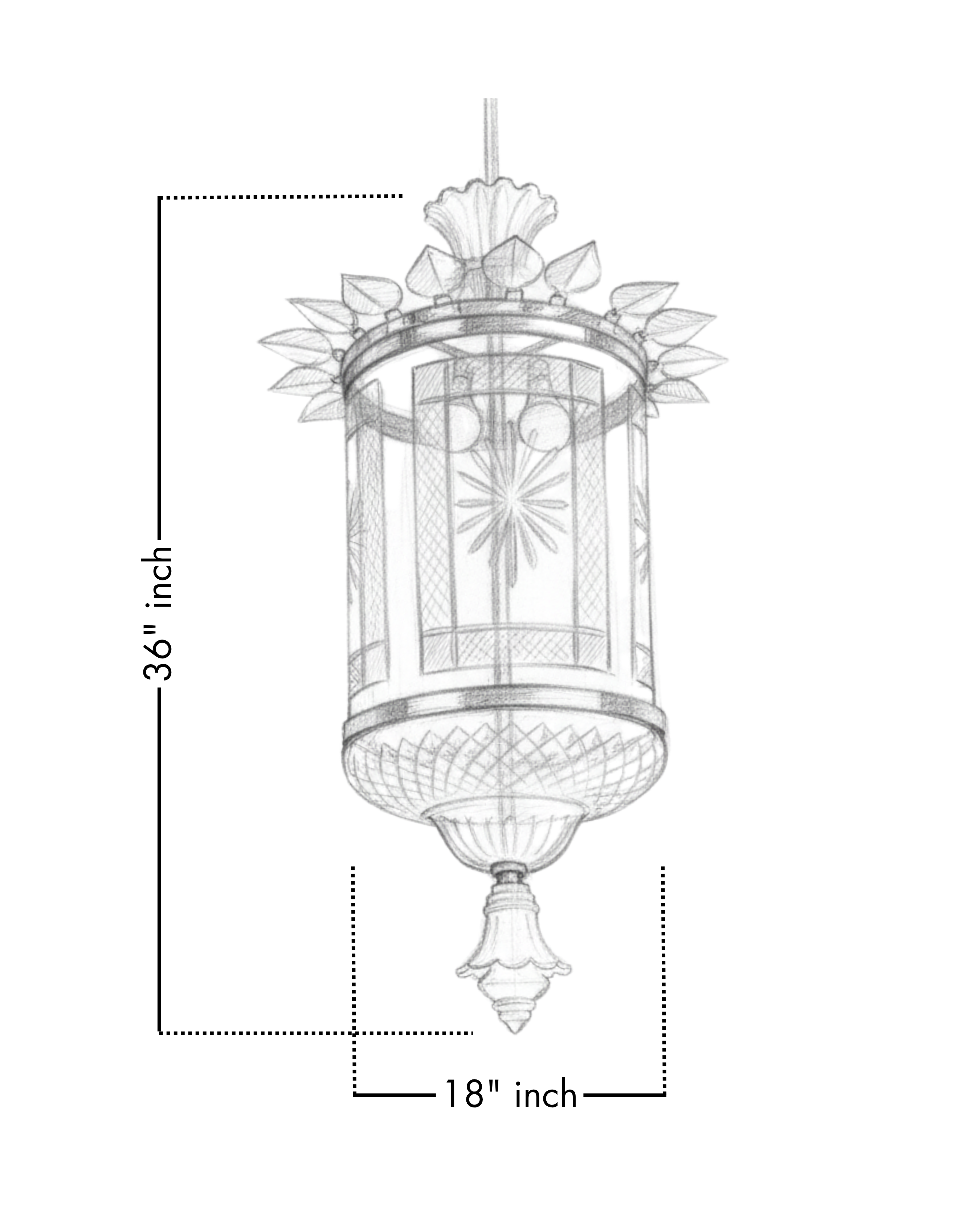 Celestia Imperial Crystal Pendant Light
