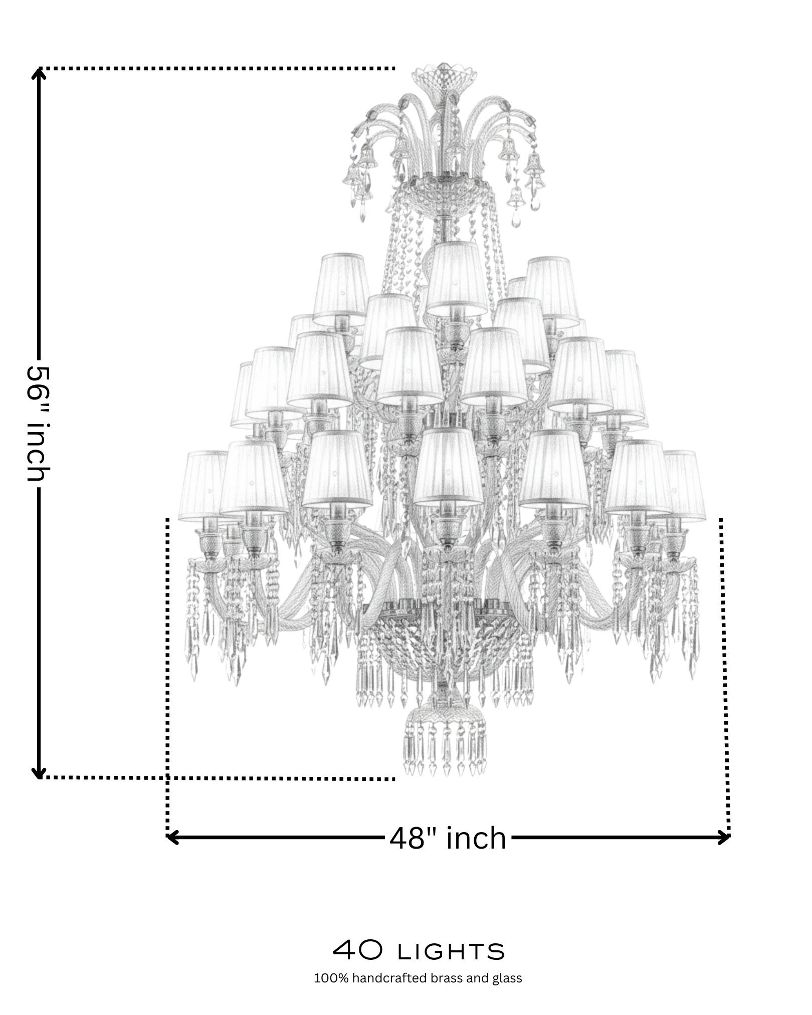 Ivory Crown Grand Chandelier