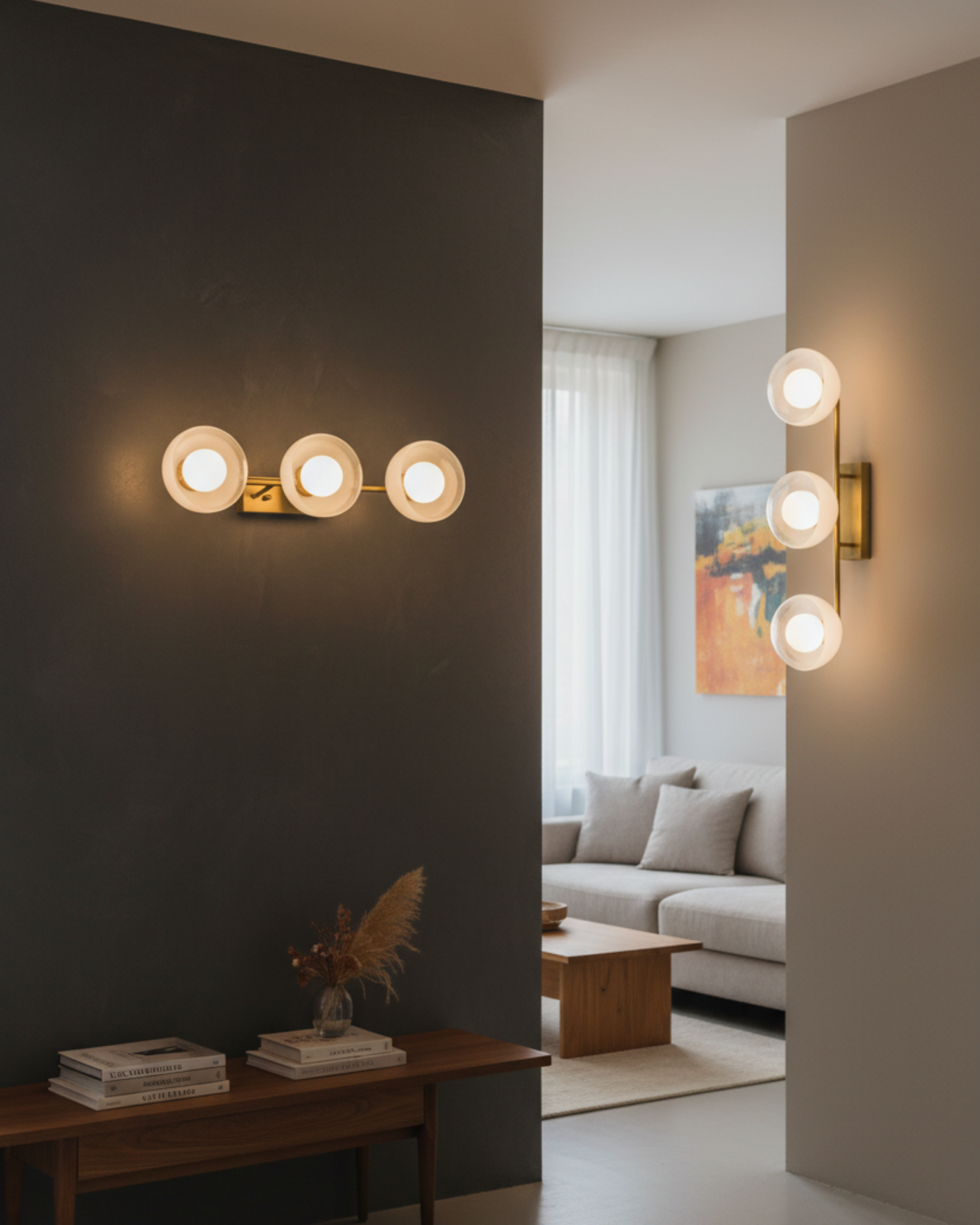 Lumos Trio Wall Light