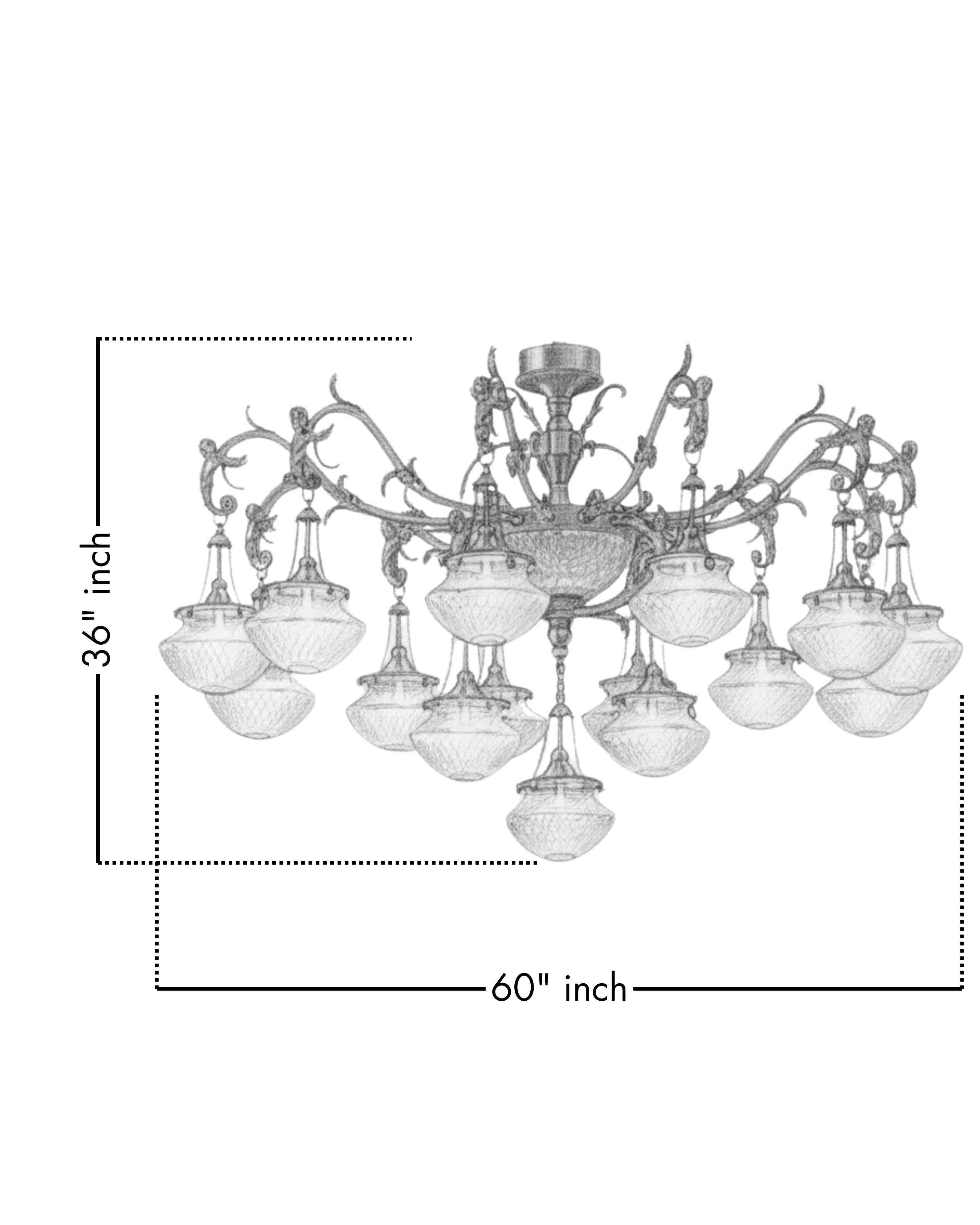 Majestic Aurelia Grand Crystal Chandelier