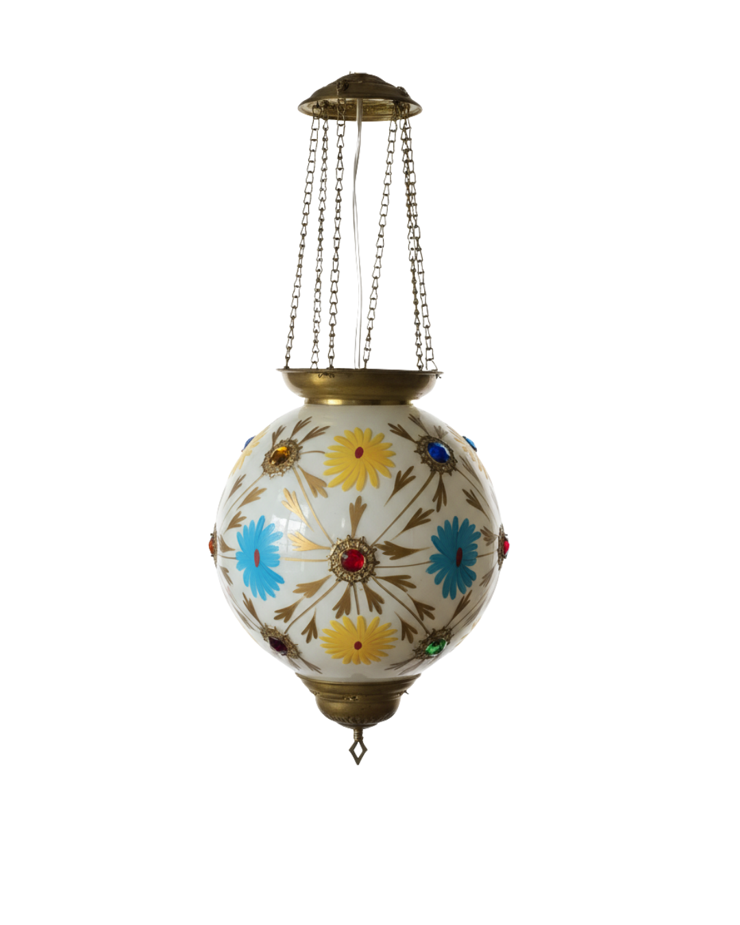 Pushpa Globe Brass Pendant Light