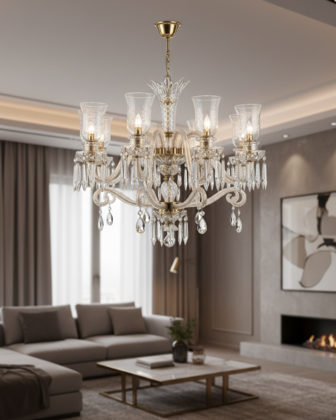Rajasi Aura Crystal Chandelier