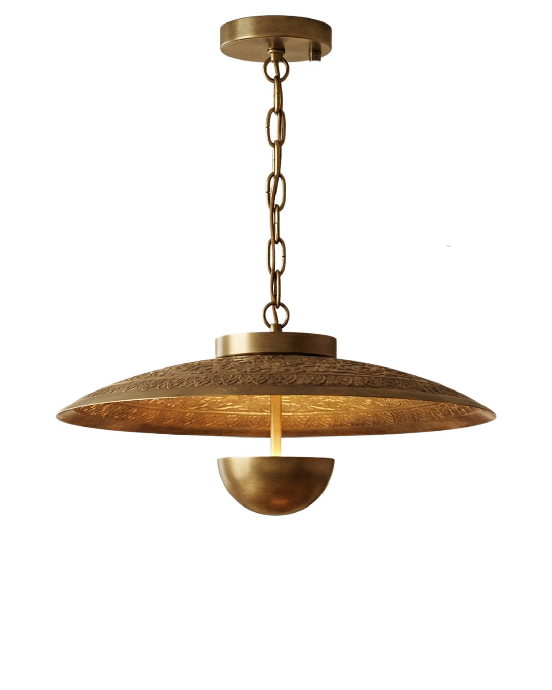 The Surya Aura Luxe Brass Pendant Light is a refined expression of artisanal craftsmanship designed for modern luxury interiors worldwide.